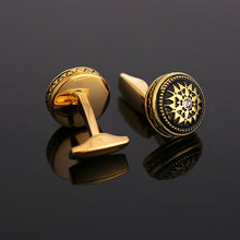 Load image into Gallery viewer, Patterned Cufflinks Diamond
