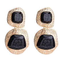 Load image into Gallery viewer, Artificial Gemstone Gold Earrings Female Retro Autumn Earrings
