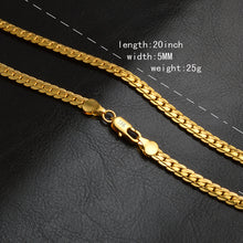 Load image into Gallery viewer, 5MM Full Side Necklace Sweater Chain
