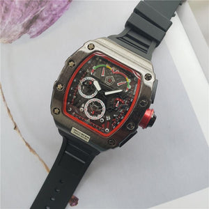 Fashion Casual Men Silicone Quartz Watch