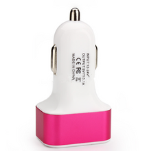 Load image into Gallery viewer, New 3USB car charger USB high-power universal car charger Square aluminum car charger
