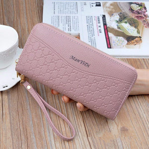 Women's purse long zipper