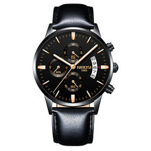 Load image into Gallery viewer, Men Watch Chronograph Sport Mens Watches Top Brand Luxury Waterproof Full Steel Quartz Gold Clock Men Relogio Masculino
