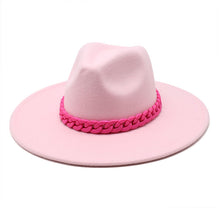 Load image into Gallery viewer, Men&#39;s And Women&#39;s Large Brim Wool Top Hat
