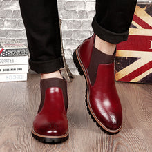 Load image into Gallery viewer, Brock Leather Boots Men Shoes Men Martin Boots

