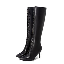 Load image into Gallery viewer, Stiletto high heel pointed high boots

