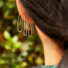 Load image into Gallery viewer, Paper clip earrings female earrings
