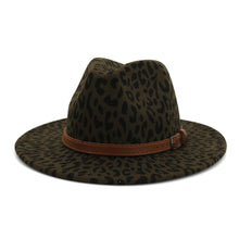 Load image into Gallery viewer, New leopard fur hat in autumn and winter jazz hat
