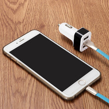 Load image into Gallery viewer, New 3USB car charger USB high-power universal car charger Square aluminum car charger
