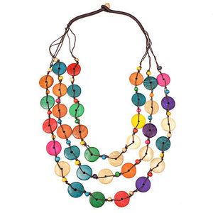 Bohemian ethnic necklace pendant