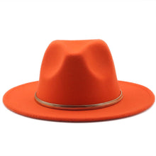 Load image into Gallery viewer, Fashion Autumn And Winter New Men&#39;s And Women&#39;s Woolen Top Hat Jazz
