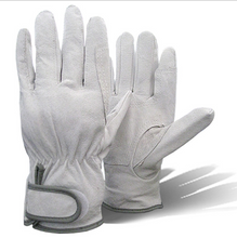 Load image into Gallery viewer, Pigskin protective gloves, electric welder, non-slip gloves, protective gloves
