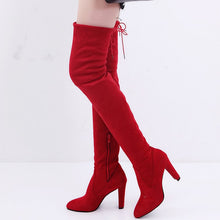 Load image into Gallery viewer, Over the knee boots high heel women&#39;s boots
