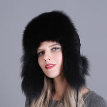 Load image into Gallery viewer, Fox Fur Women&#39;s  Hat
