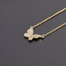 Load image into Gallery viewer, Ladies butterfly necklace
