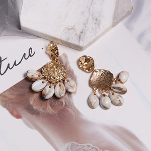 Casual wild earrings Seaside holiday shell conch earrings ear jewelry