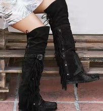 Load image into Gallery viewer, Fringed lady&#39;s boot
