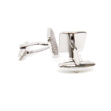 Load image into Gallery viewer, Simple Dense Pattern Checkered Cufflinks Dot Pattern Metal Cufflinks
