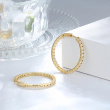 Load image into Gallery viewer, S925 Sterling Silver Earrings Female Inlaid Full Diamond Light Luxury Earring Ear Buckle
