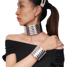 Load image into Gallery viewer, Exaggerated necklace choker bracelet set
