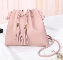 Load image into Gallery viewer, Tassel bucket coin purse
