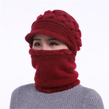 Load image into Gallery viewer, Wool hats for the middle-aged and the elderly in winter

