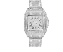 Load image into Gallery viewer, Quartz watch full diamond watch
