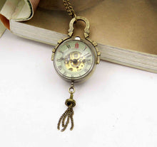 Load image into Gallery viewer, Crystal ball mechanical pocket watch
