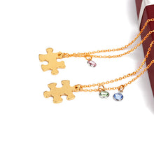 Load image into Gallery viewer, Geometric stitching necklace
