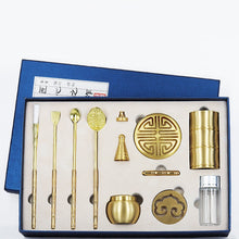 Load image into Gallery viewer, Copper Incense Set Gift Box
