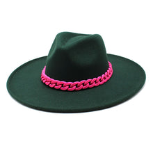 Load image into Gallery viewer, Men&#39;s And Women&#39;s Large Brim Wool Top Hat
