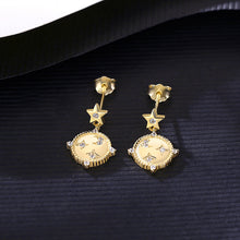 Load image into Gallery viewer, S925 Silver Earrings Female Temperament Planet Earrings
