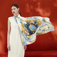 Load image into Gallery viewer, Plain crepe silk gift scarf
