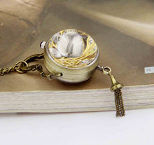 Load image into Gallery viewer, Crystal ball mechanical pocket watch
