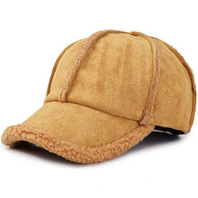 Load image into Gallery viewer, Cotton shade and ear protection baseball cap
