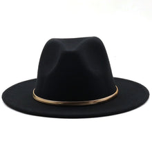 Load image into Gallery viewer, Fashion Autumn And Winter New Men&#39;s And Women&#39;s Woolen Top Hat Jazz
