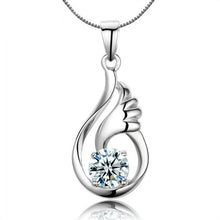 Load image into Gallery viewer, Wing necklace pendant

