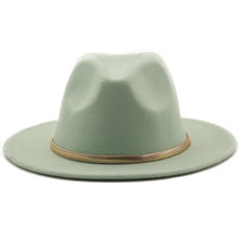 Load image into Gallery viewer, Fashion Autumn And Winter New Men&#39;s And Women&#39;s Woolen Top Hat Jazz
