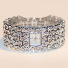 Load image into Gallery viewer, Full diamond ladies watch quartz watch
