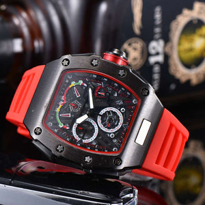 Fashion Casual Men Silicone Quartz Watch