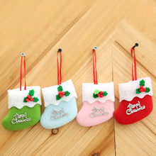 Load image into Gallery viewer, 4pcsset Christmas Sock Hangings Ornament Pendant Christmas Tree Baubles Santa Cristmas Xmas Tree Decoration Christmas Stocking
