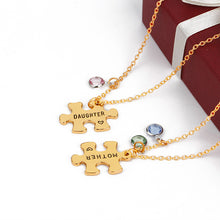 Load image into Gallery viewer, Geometric stitching necklace
