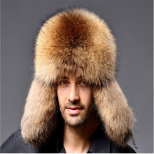 Load image into Gallery viewer, Fox Hair Lei Feng Cap
