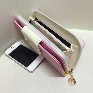 Long wallet women's zero purse with large capacity bird kits holding new handbag