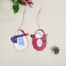Load image into Gallery viewer, Christmas Decorations Wooden Pendant Photo Frame
