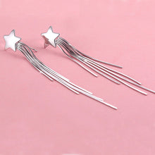 Load image into Gallery viewer, Star ornaments earrings no ear hole clip
