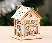 Load image into Gallery viewer, Christmas Led Light Wood Decoration
