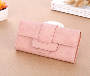 Female Suede Leather Purse