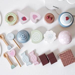 Girl's Birthday Gift Wooden Cake Toy
