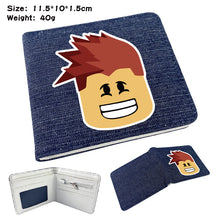 Load image into Gallery viewer, Denim folded leather purse

